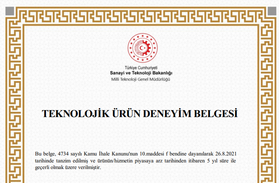 teknolojikurundeneyimturbelgesidestegi ARGEMATRİS Teknoloji | Uzay Savunma ve Robotik Yüksek Teknolojileri ARGEMATRİS Teknoloji | Uzay Savunma ve Robotik Yüksek Teknolojileri